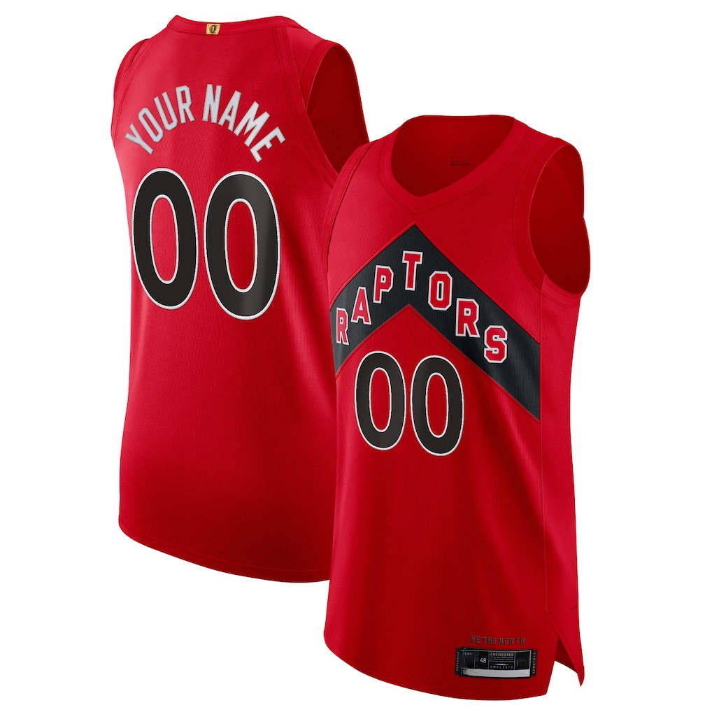 RedF Custom T.Raptors Red 202021 Authentic Jerseys - Icon Edition