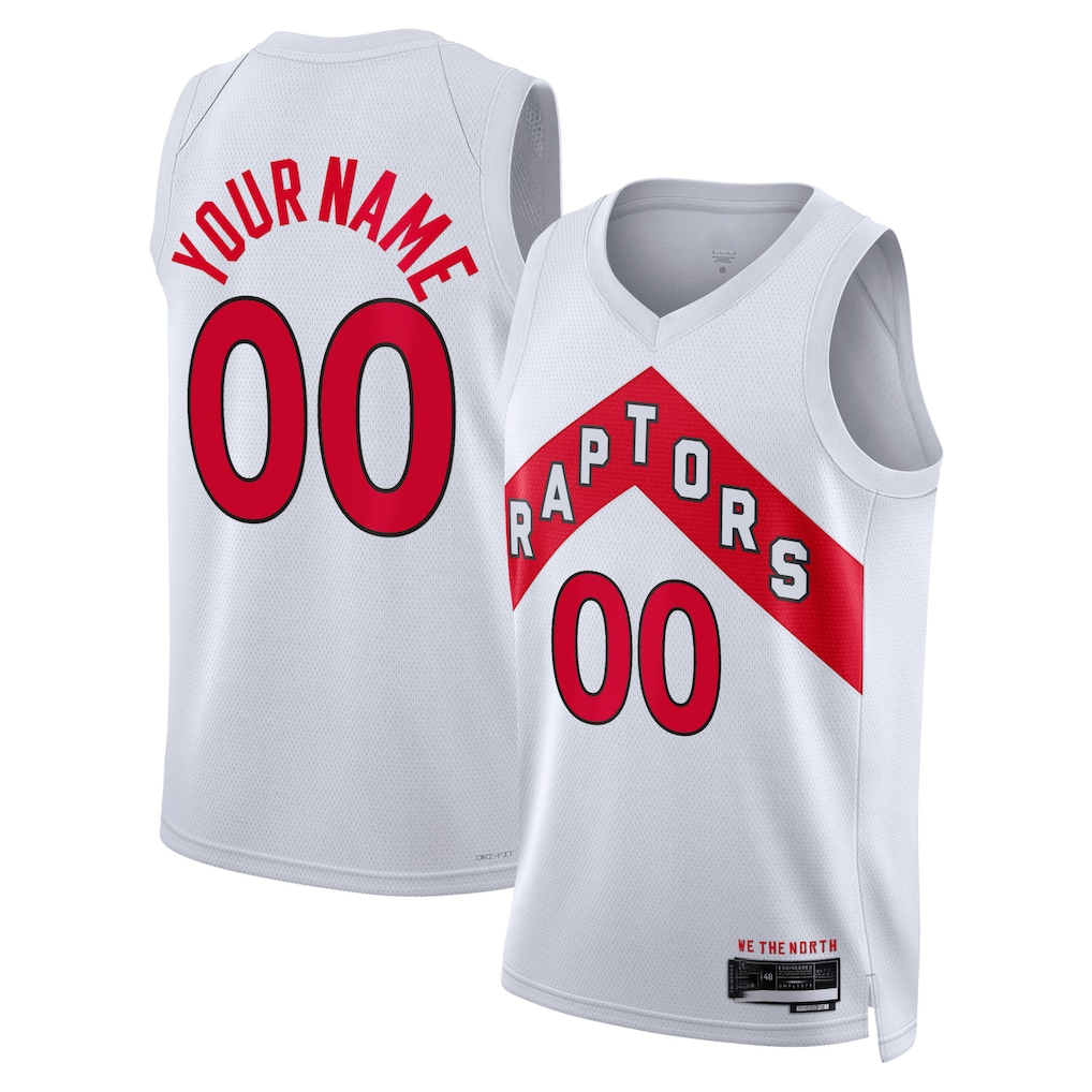 RedF Custom T.Raptors White Swingman Jerseys - Association Edition