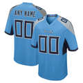 Pkot Custom T.Titans Light Blue Alternate Game Stitched Jerseys