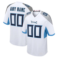 Pkot Custom T.Titans White Game Stitched Jerseys
