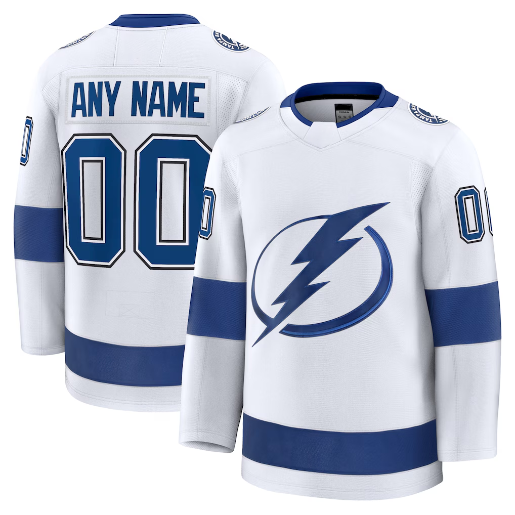 RedF Custom TB.Lightning White Away Premium Jerseys