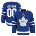 RedF Custom TM.Leafs Blue Home Authentic Pro Jerseys