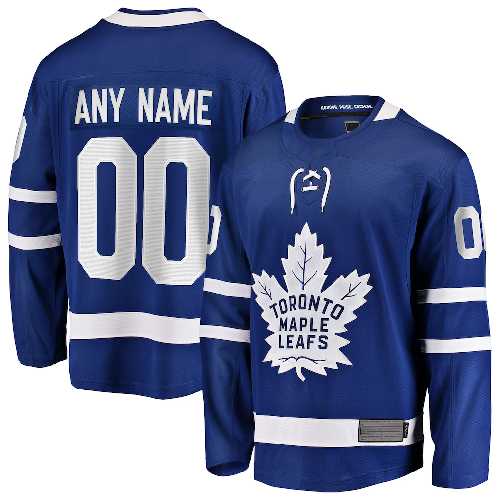 RedF Custom TM.Leafs Blue Home Breakaway Jerseys