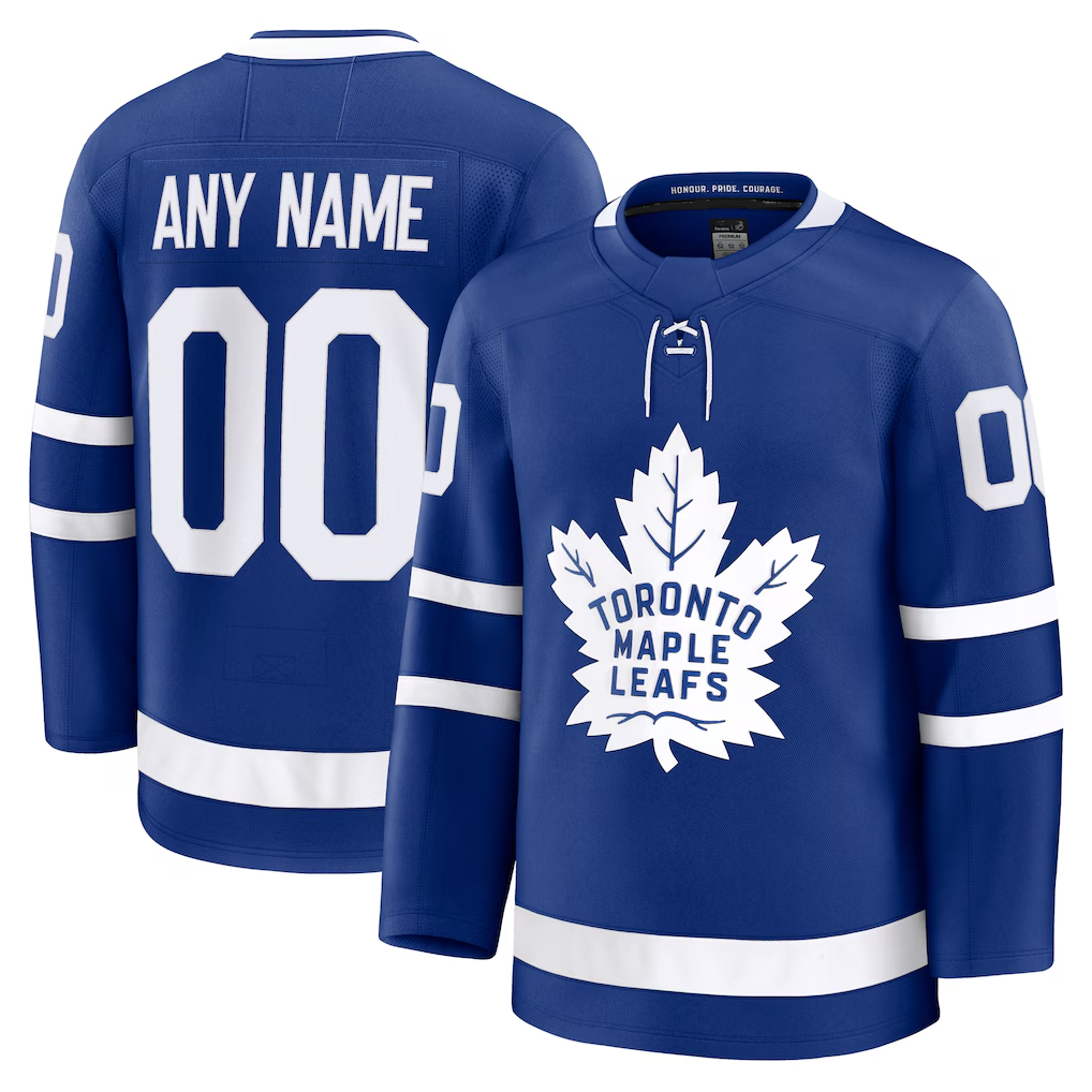 RedF Custom TM.Leafs Blue Home Premium Jerseys