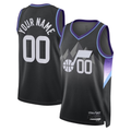 RedF Custom U.Jazz Black 2025 Swingman Stitched Jerseys - Statement Edition