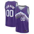 RedF Custom U.Jazz Purple Fast Break Replica Custom Stitched Jerseys - Icon Edition