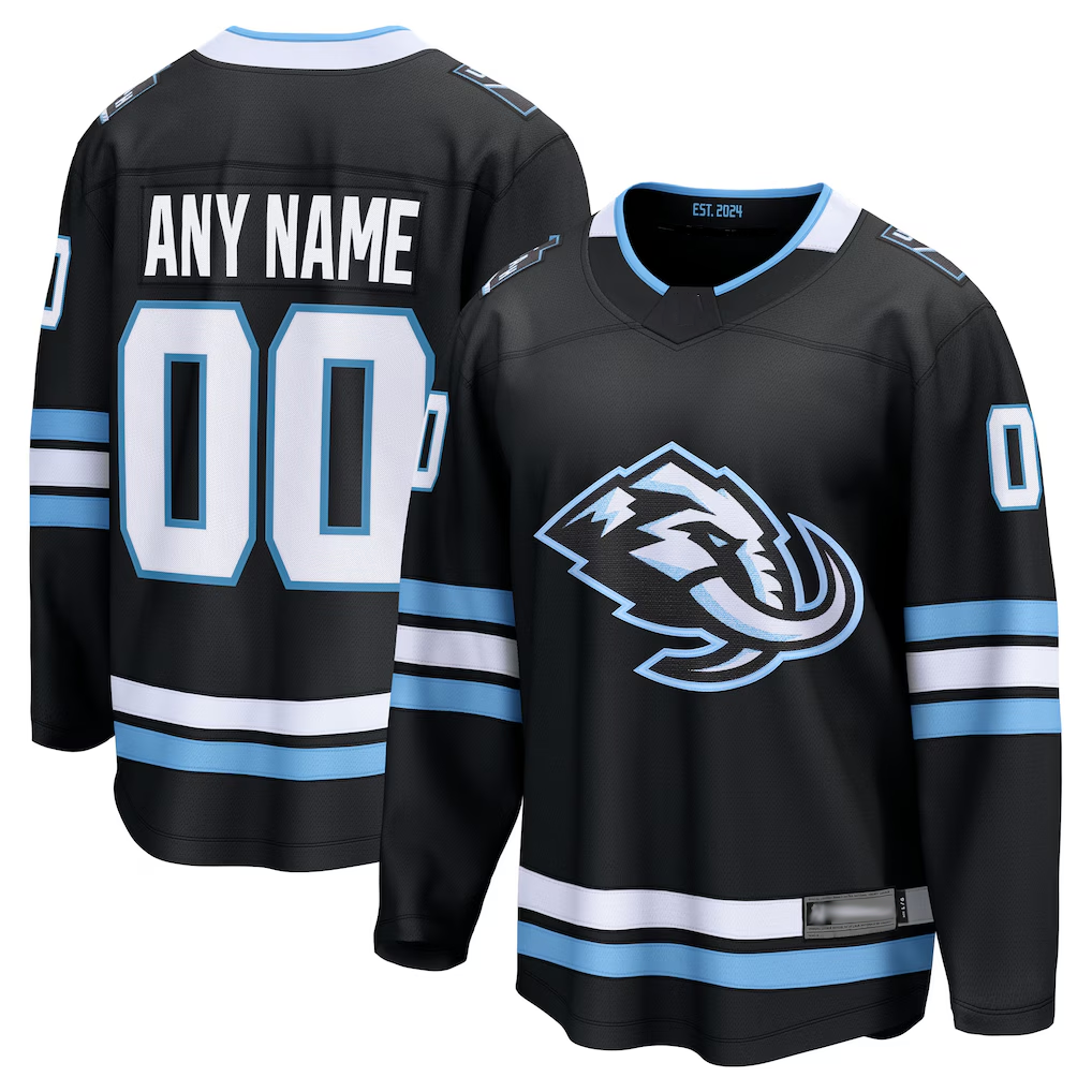 RedF Custom U.Mammoth Black Home Breakaway Jerseys
