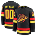 RedF Custom V.Canucks Black Alternate Premium Jerseys