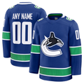 RedF Custom V.Canucks Blue Home Premium Jerseys