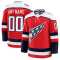 RedF Custom W.Capitals Red Alternate Premium Jerseys