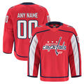 RedF Custom W.Capitals Red Home Authentic Pro Jerseys