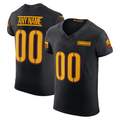 Pkot Custom W.Commanders Black Alternate Vapor F.U.S.E. Elite  Stitched Jerseys