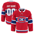 RedF Custom M.Canadiens Red Home Authentic Pro Jerseys