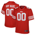 RedF Custom SF.49ers Red Game Team Colour Stitched Jerseys